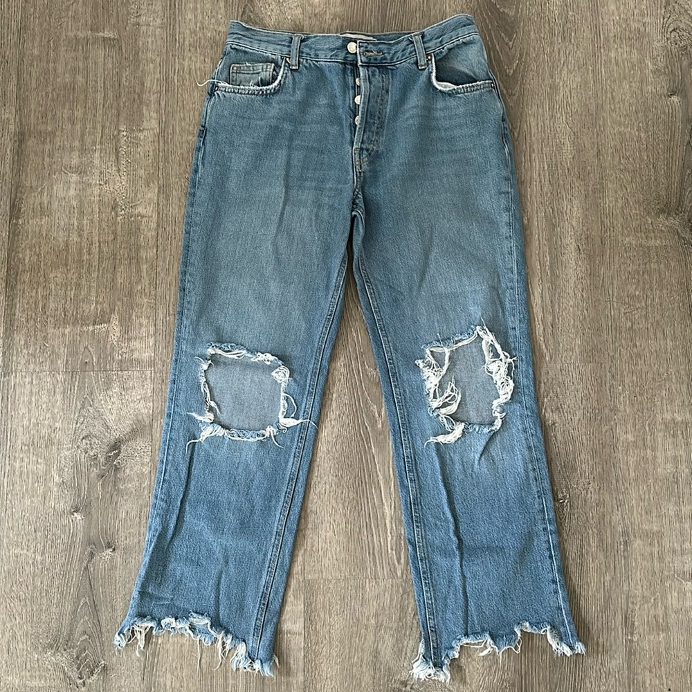 Free People “We the Free” Ripped Jeans - Size 27